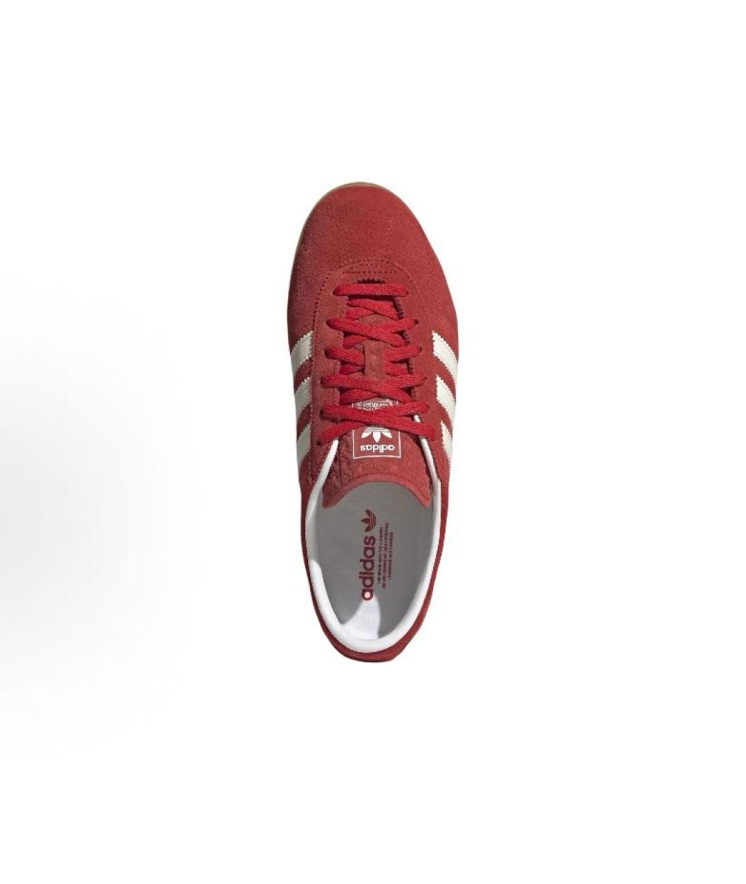 ADIDAS Красные замшевые кроссовки, фото 5