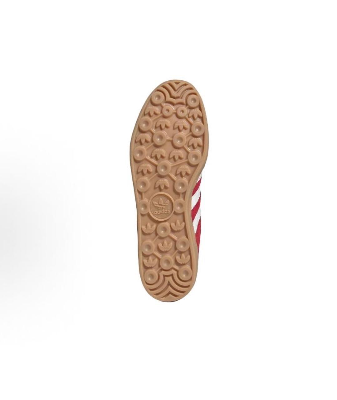 ADIDAS Красные замшевые кроссовки, фото 5