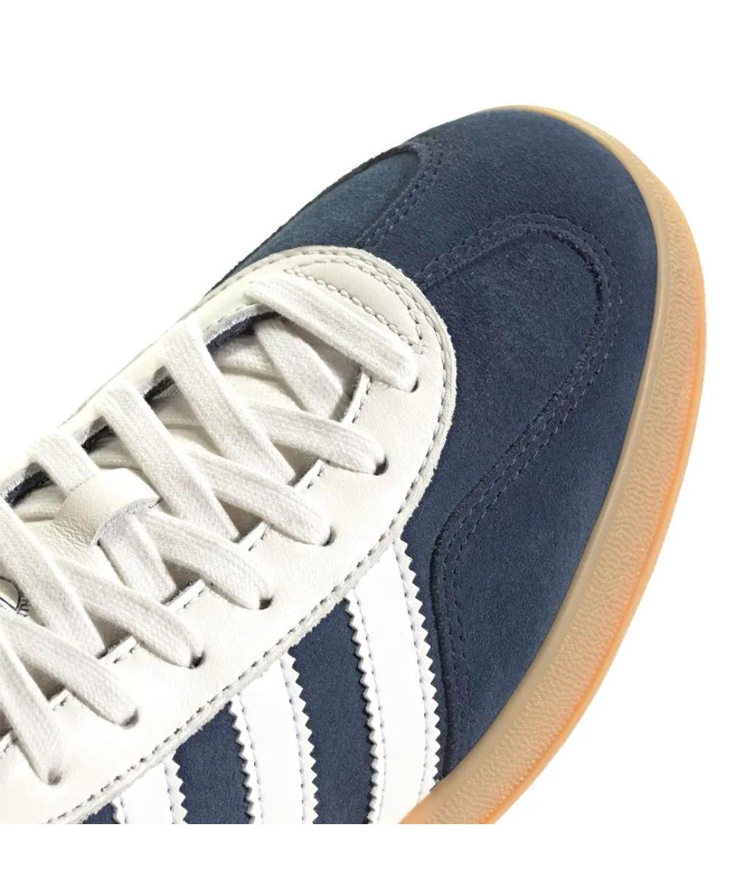 ADIDAS Синие замшевые кроссовки, фото 5