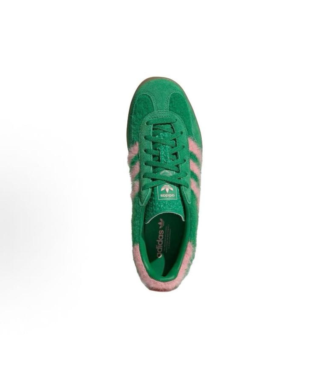 ADIDAS Зеленые текстильные кроссовки, фото 3