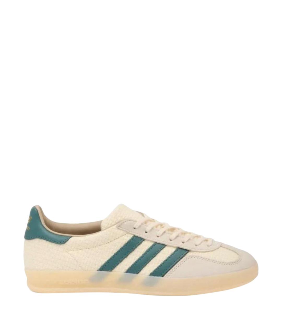 ADIDAS Бежевые текстильные кроссовки, фото 1