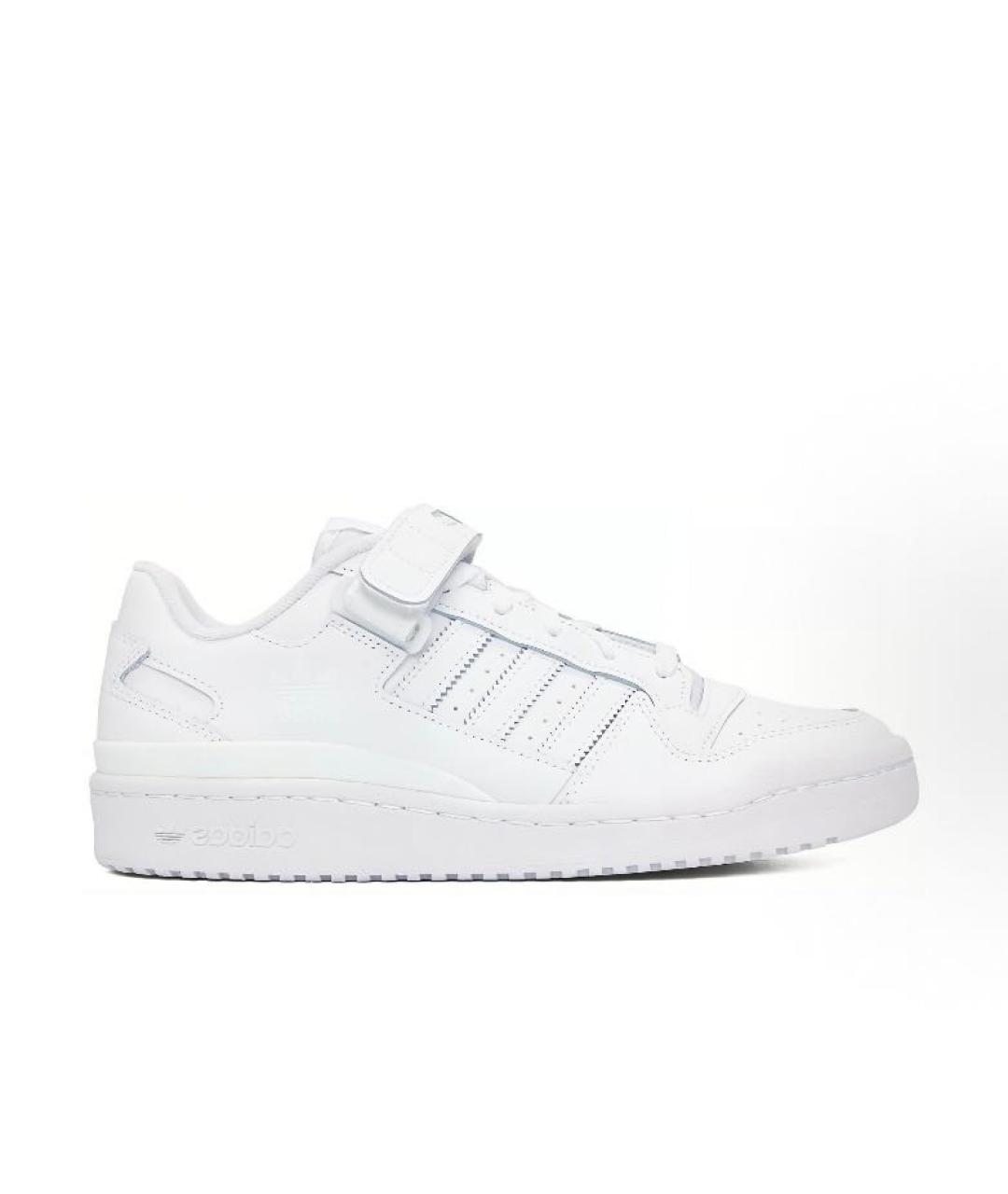 ADIDAS Белые кожаные кроссовки, фото 6