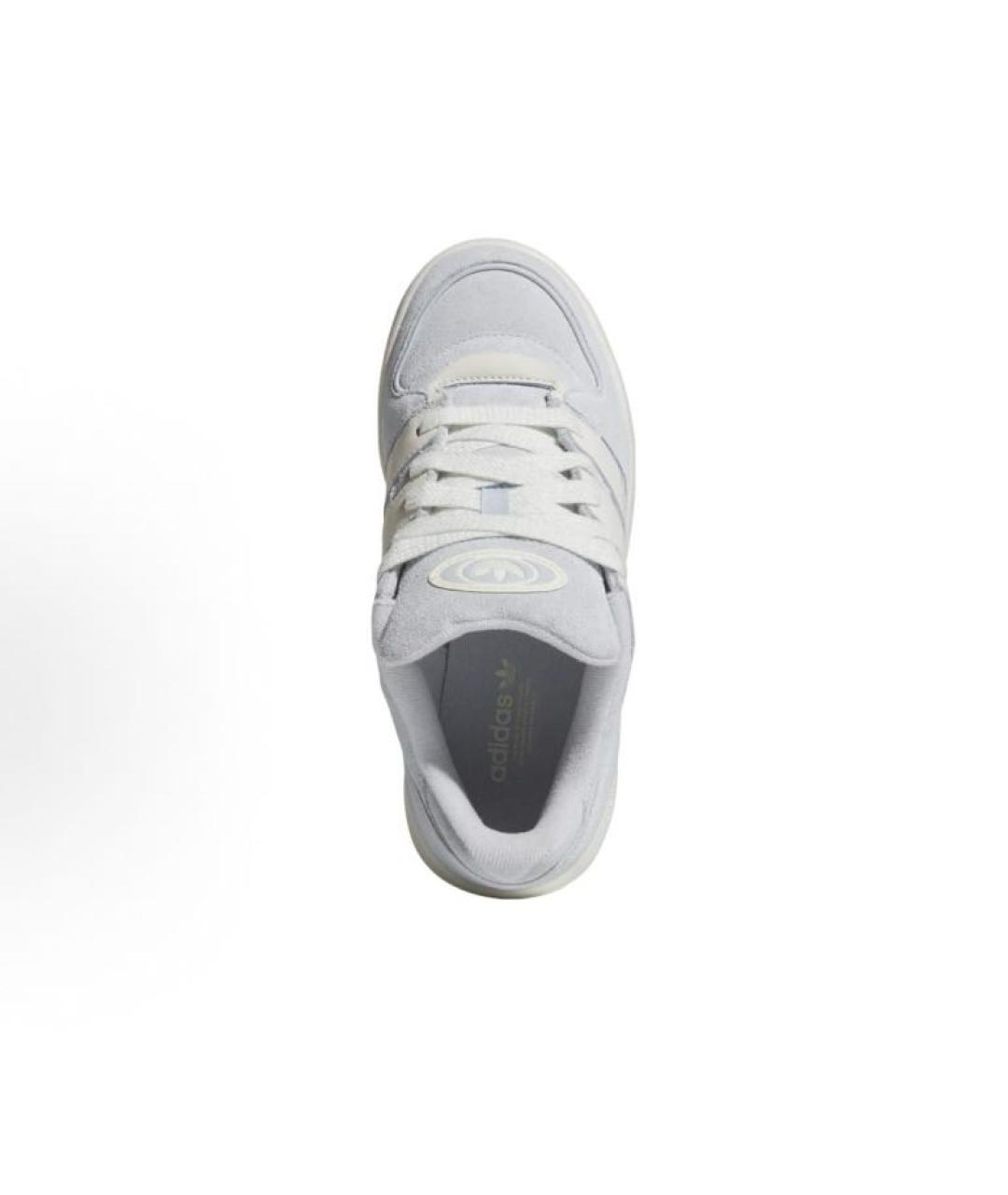 ADIDAS Голубые замшевые кроссовки, фото 5