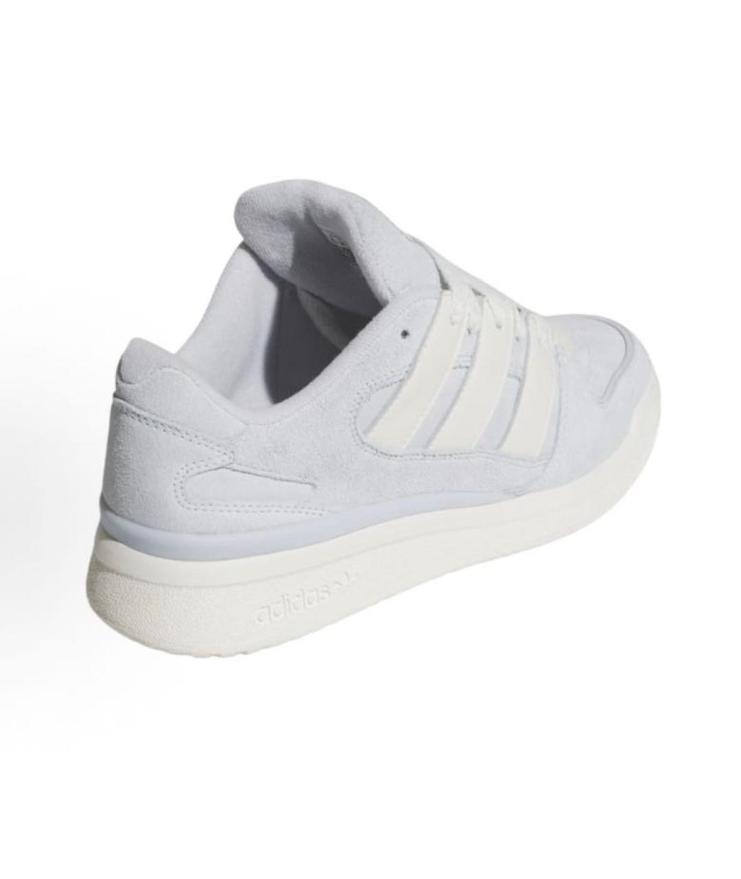 ADIDAS Голубые замшевые кроссовки, фото 4