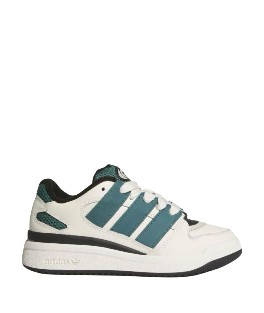 ADIDAS Белые кожаные кроссовки, фото 1