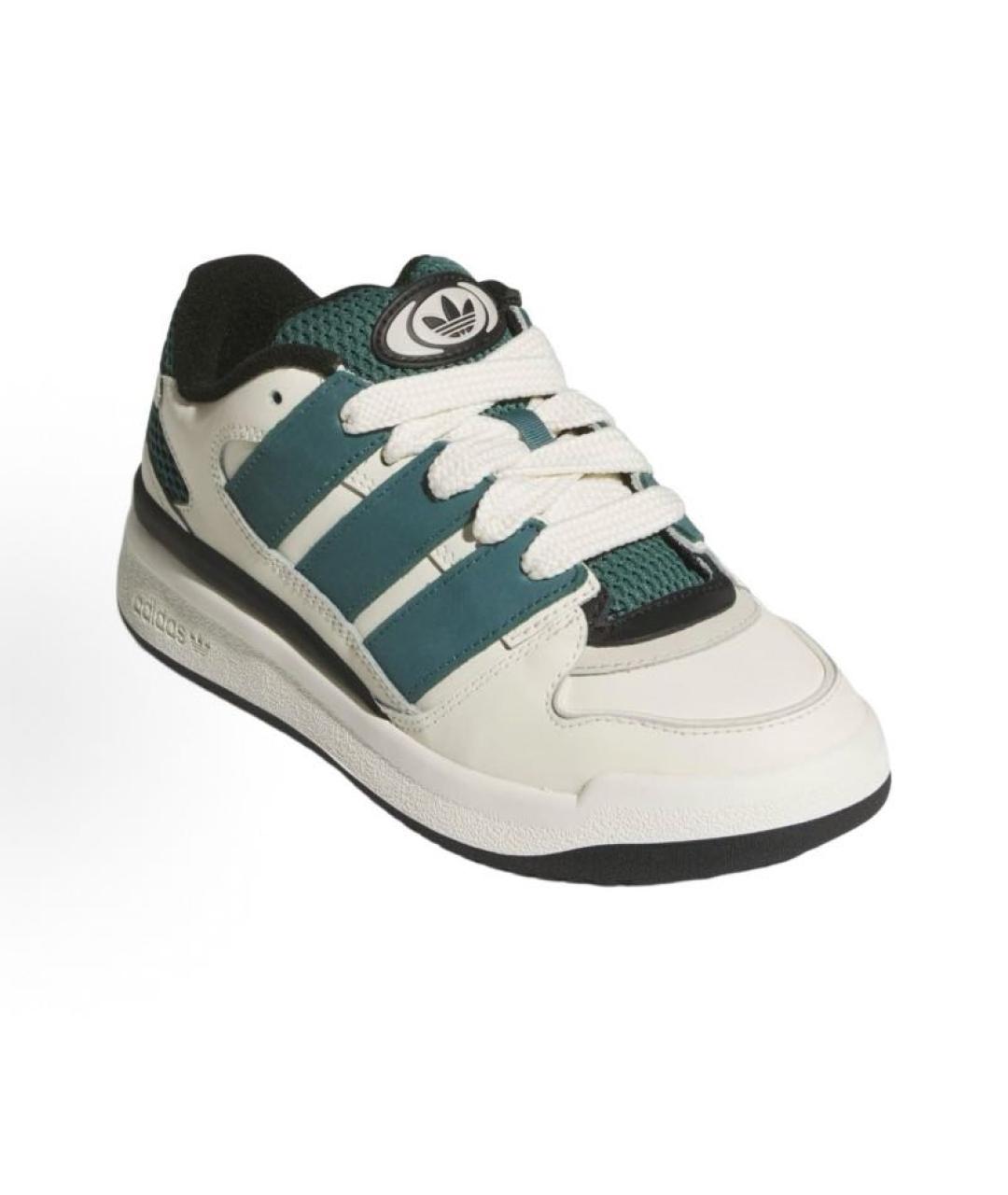 ADIDAS Белые кожаные кроссовки, фото 3