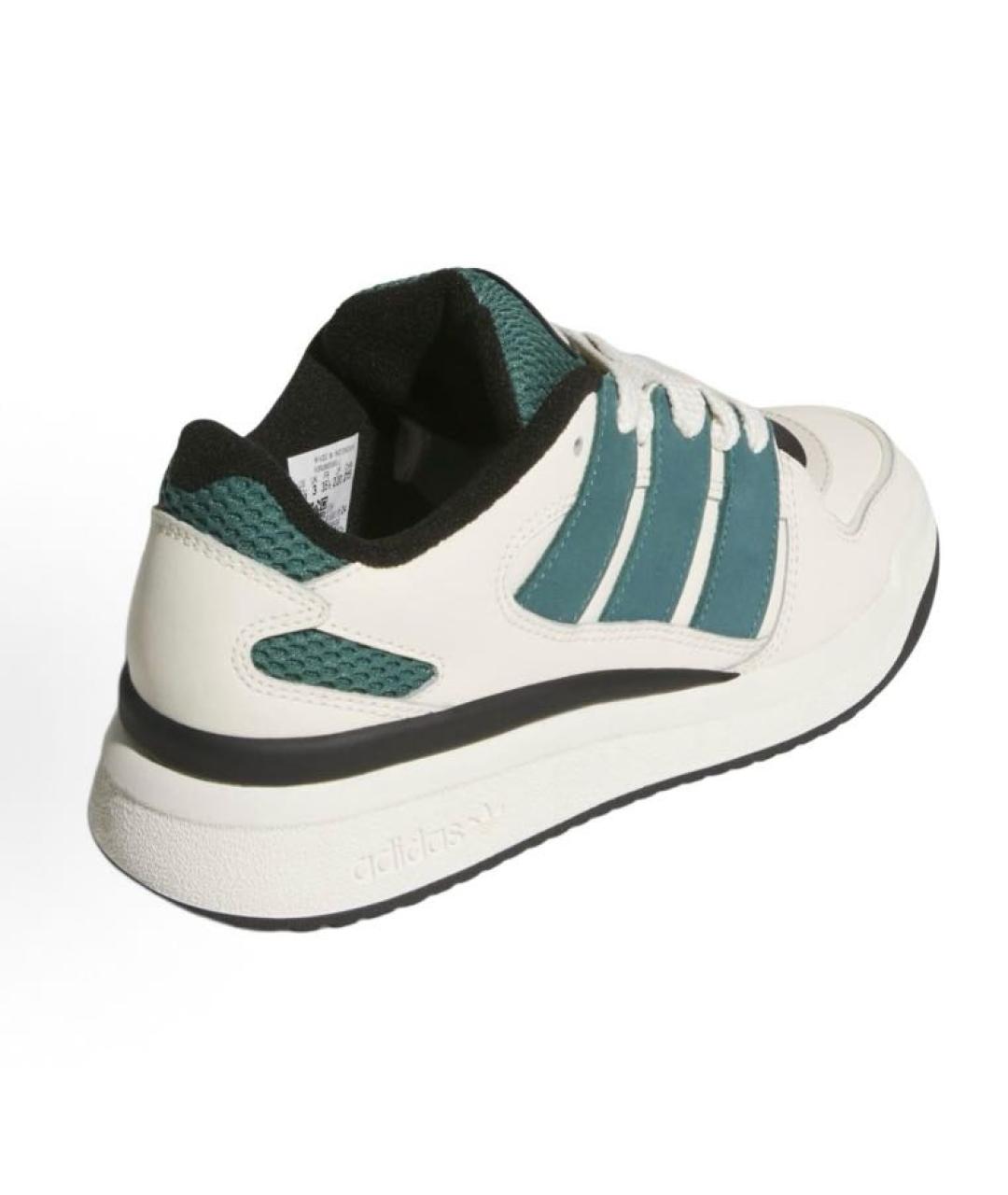 ADIDAS Белые кожаные кроссовки, фото 4