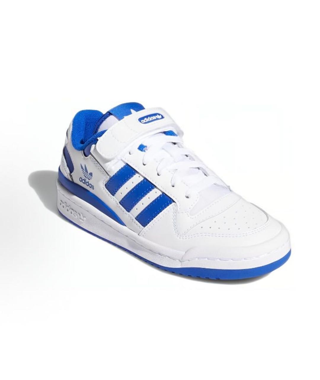 ADIDAS Белые кожаные кроссовки, фото 3