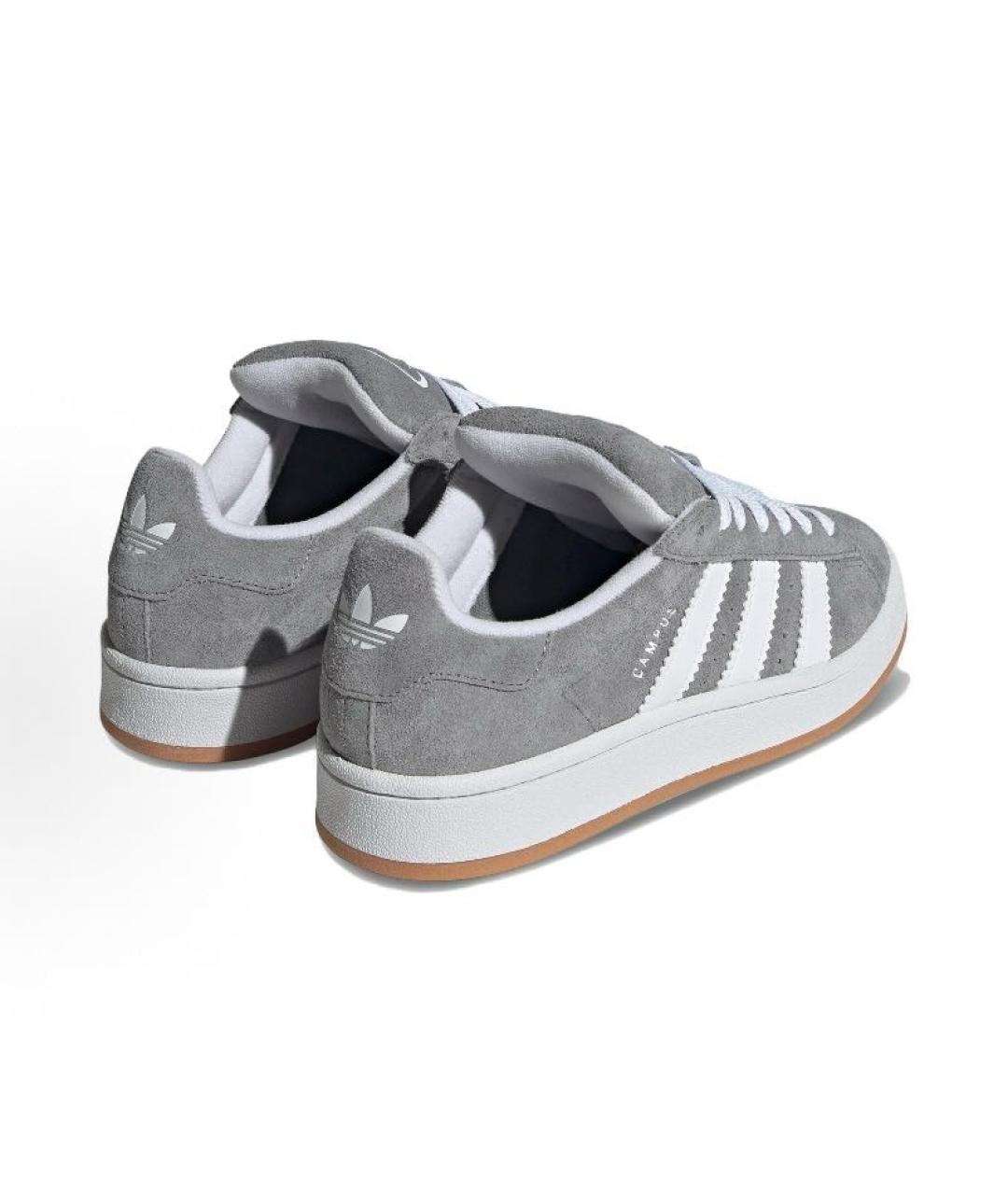 ADIDAS Серые замшевые кроссовки, фото 3