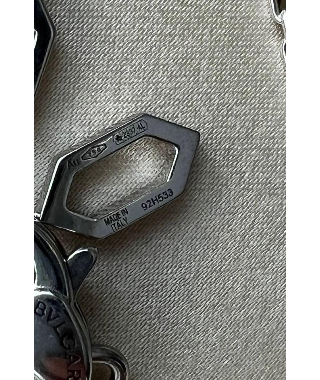 BVLGARI Серебряная подвеска из белого золота, фото 4