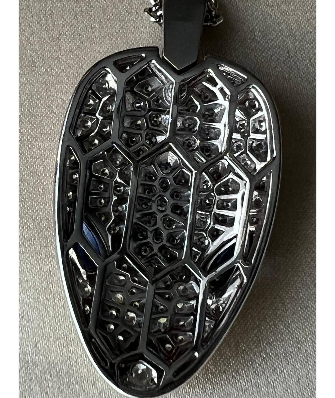 BVLGARI Серебряная подвеска из белого золота, фото 3