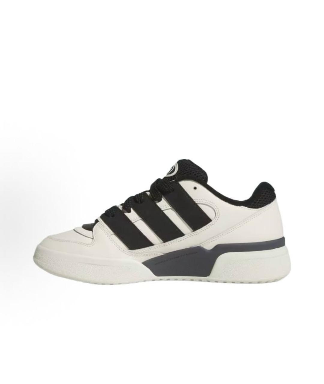 ADIDAS Бежевые кожаные кроссовки, фото 3