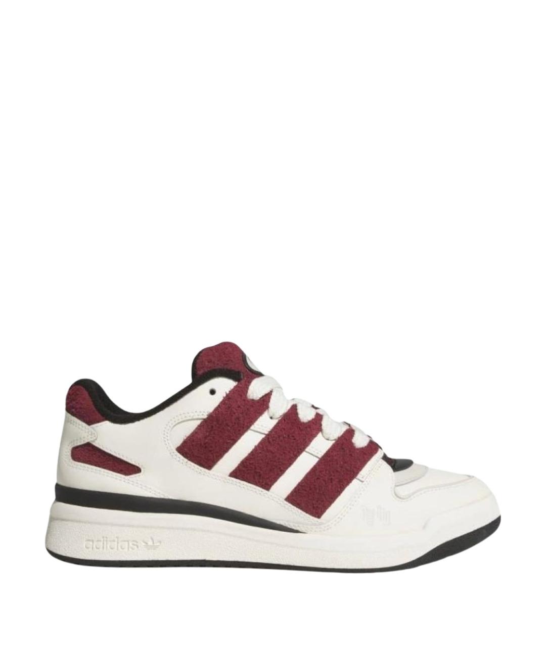 ADIDAS Белые кожаные кроссовки, фото 1