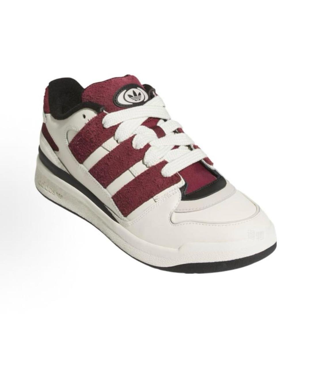 ADIDAS Белые кожаные кроссовки, фото 3