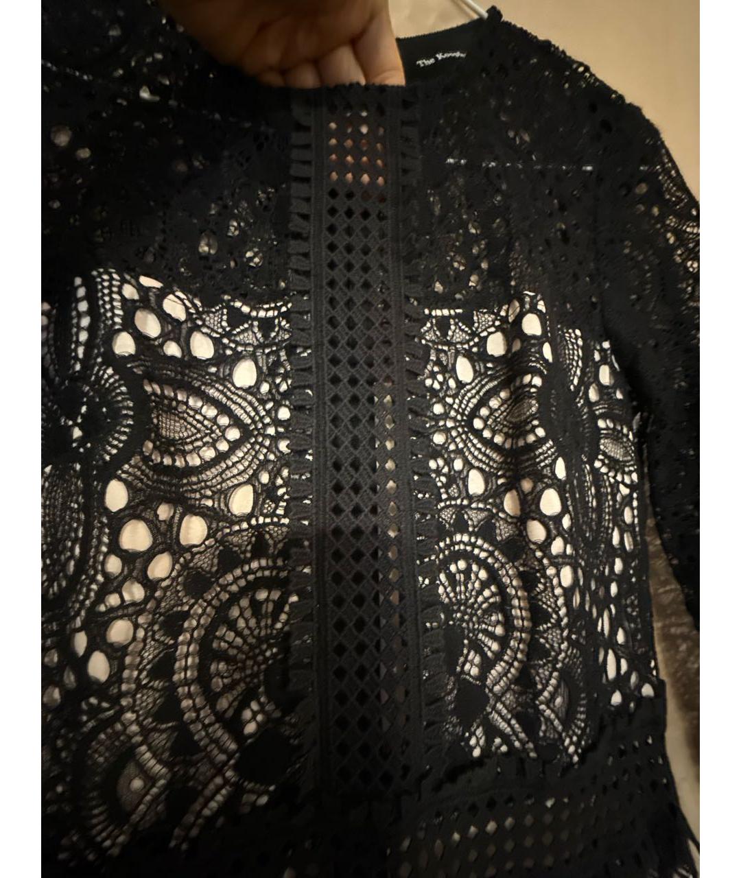 THE KOOPLES Черное хлопковое платье, фото 5