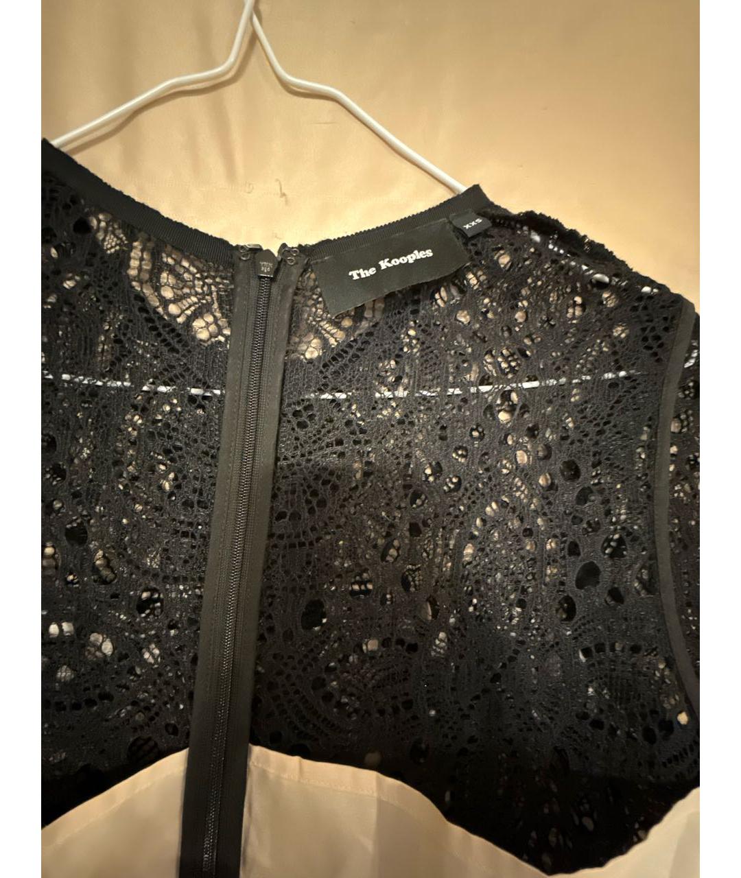 THE KOOPLES Черное хлопковое платье, фото 3