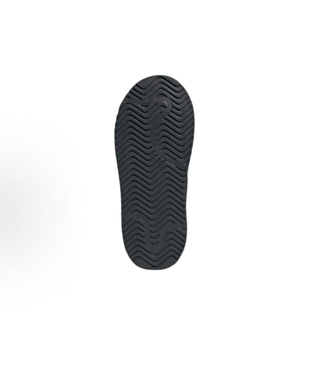 ADIDAS Черные замшевые кроссовки, фото 4