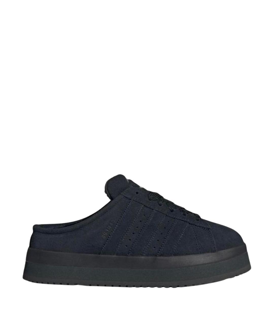 ADIDAS Черные замшевые кроссовки, фото 1