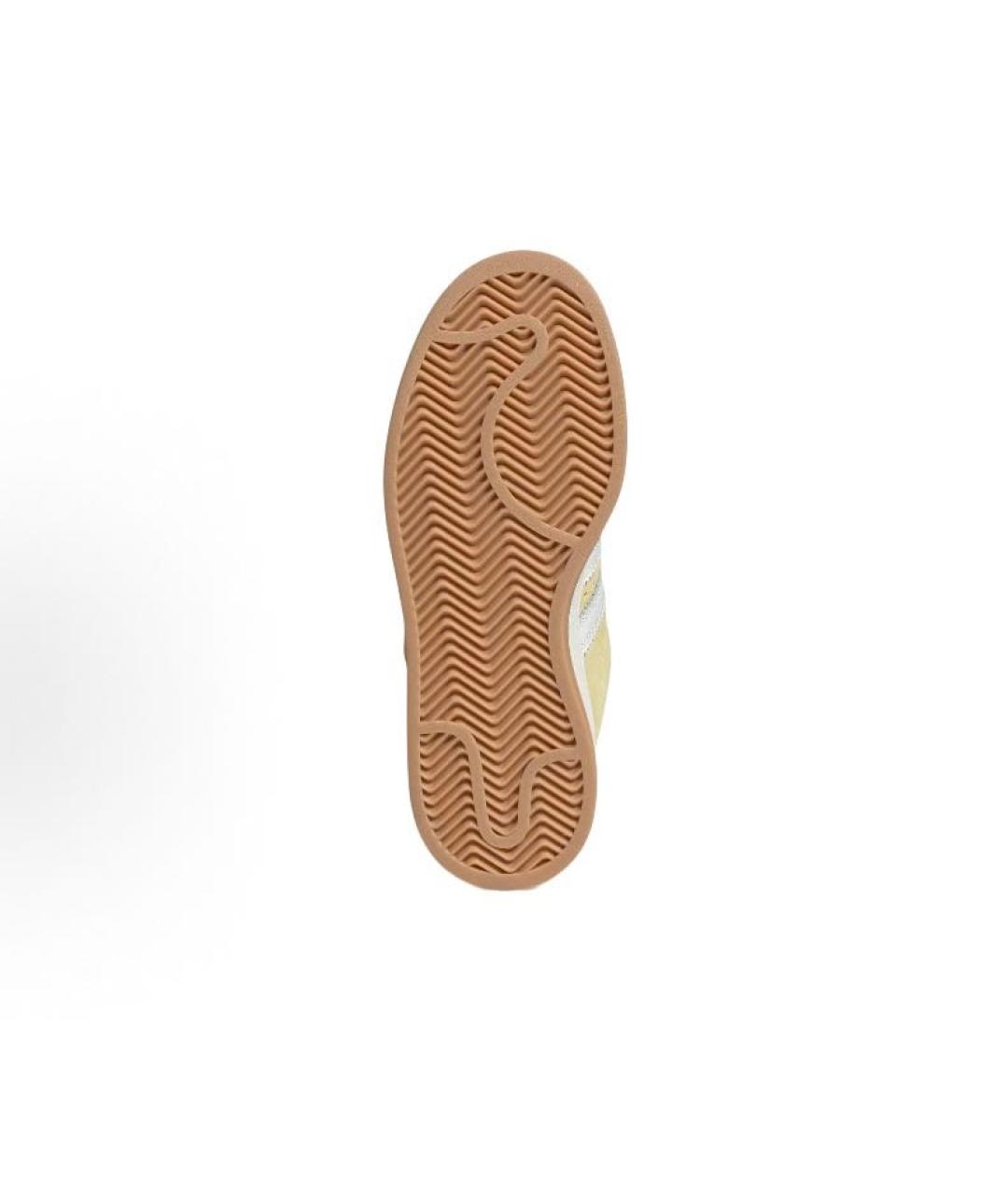 ADIDAS Желтые замшевые кроссовки, фото 6