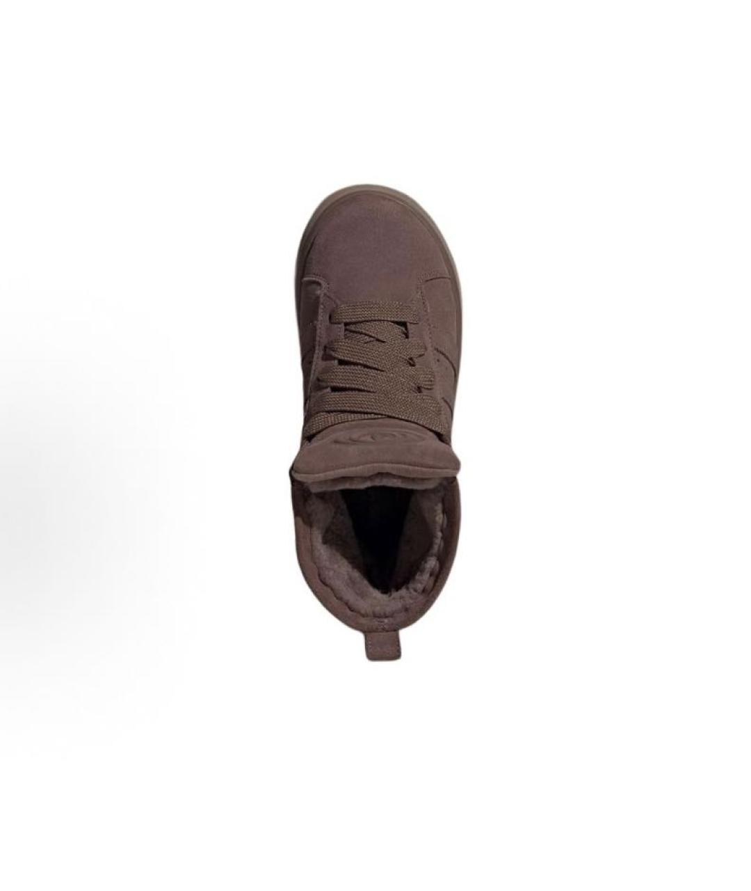 ADIDAS Коричневые замшевые кроссовки, фото 3