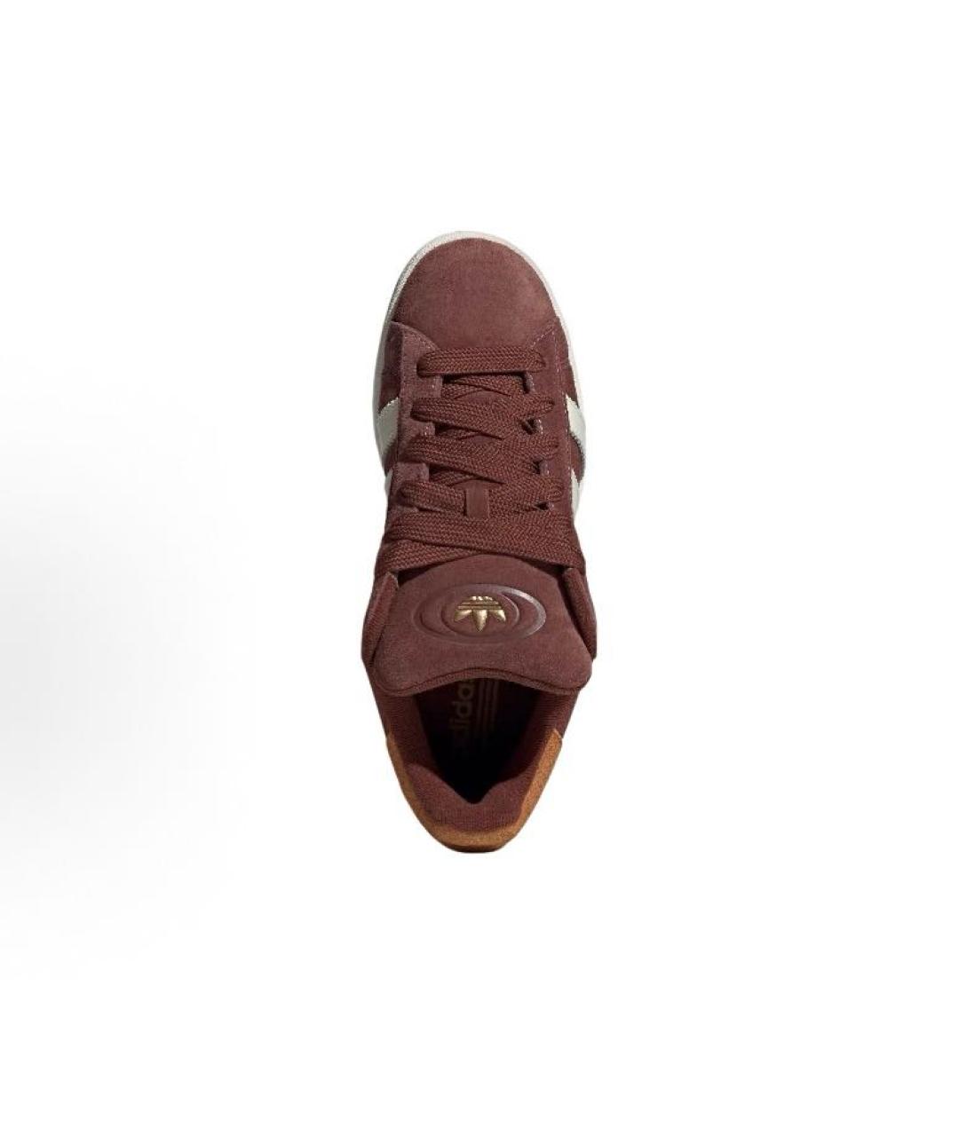 ADIDAS Коричневые замшевые кроссовки, фото 4