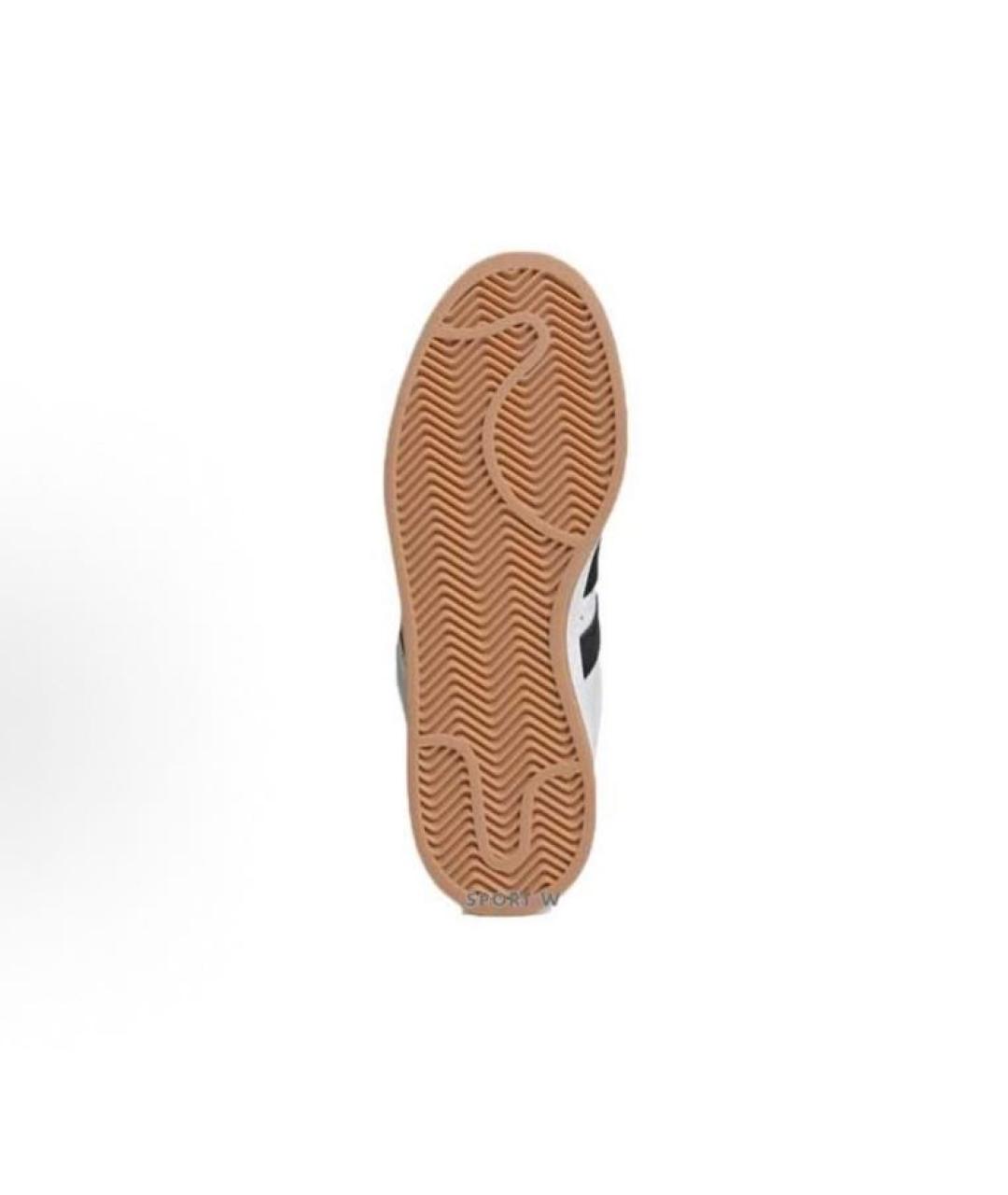 ADIDAS Белые кожаные кроссовки, фото 4