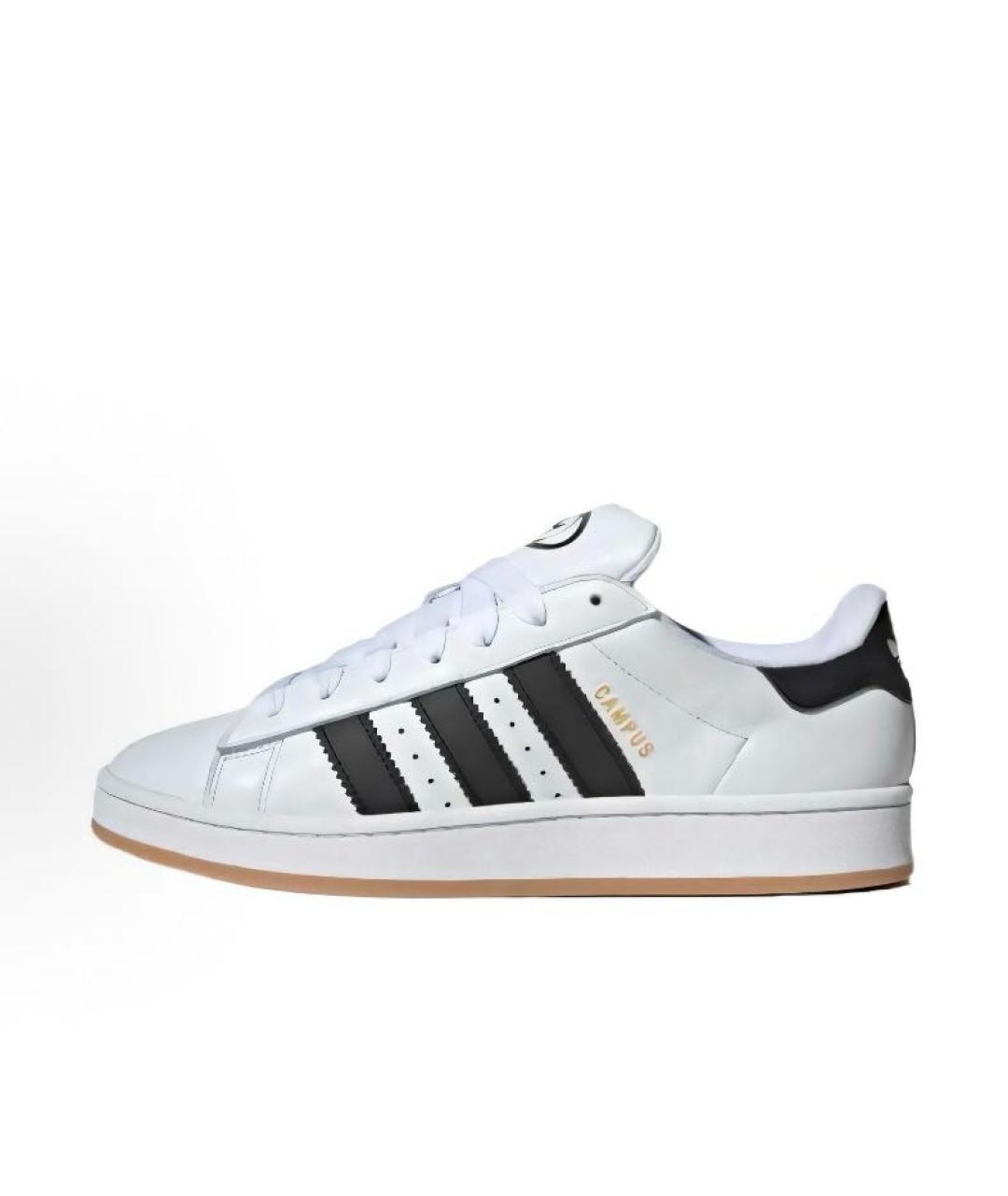 ADIDAS Белые кожаные кроссовки, фото 2