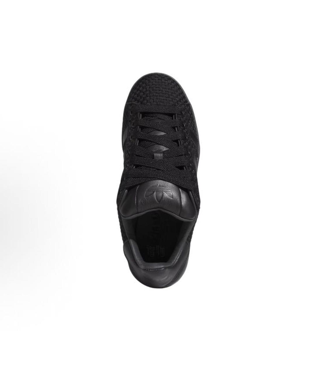 ADIDAS Черные текстильные кроссовки, фото 4