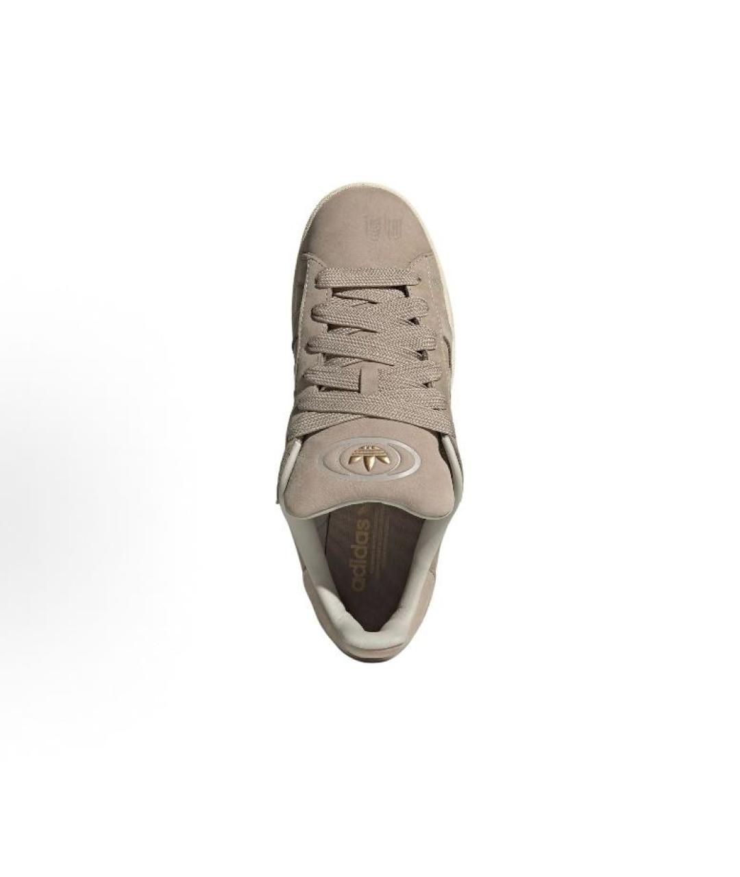 ADIDAS Бежевые кожаные кроссовки, фото 3