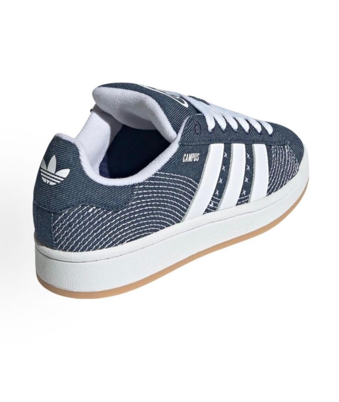 ADIDAS Синие текстильные кроссовки, фото 4