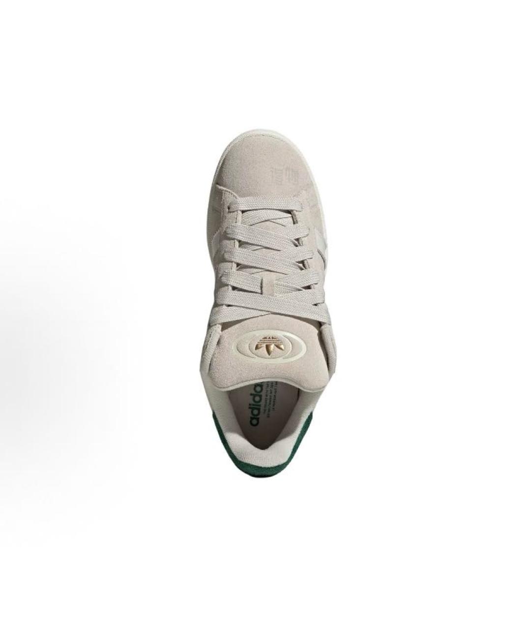 ADIDAS Бежевые замшевые кроссовки, фото 4