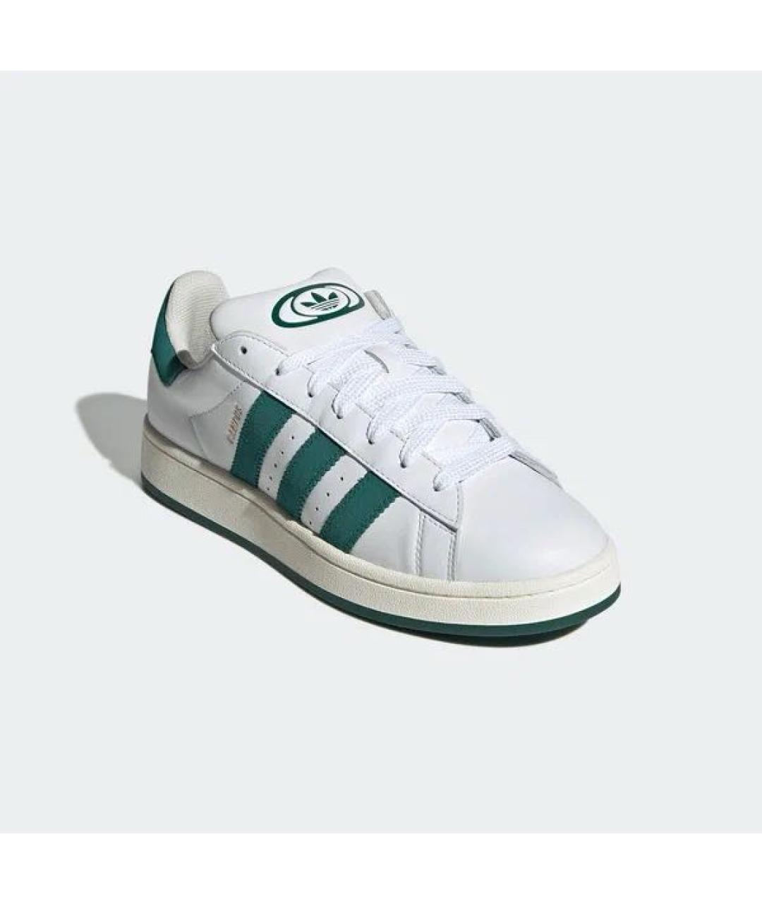 ADIDAS Белые кожаные кроссовки, фото 4