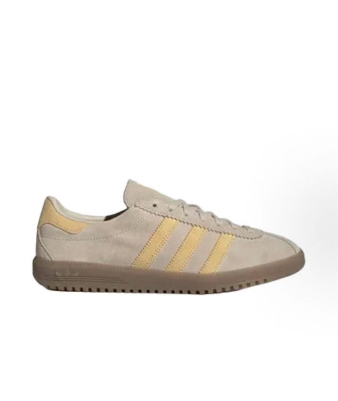 ADIDAS Бежевые замшевые кроссовки, фото 6