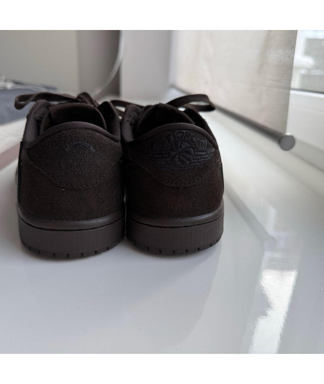 NIKE Коричневые замшевые кроссовки, фото 4