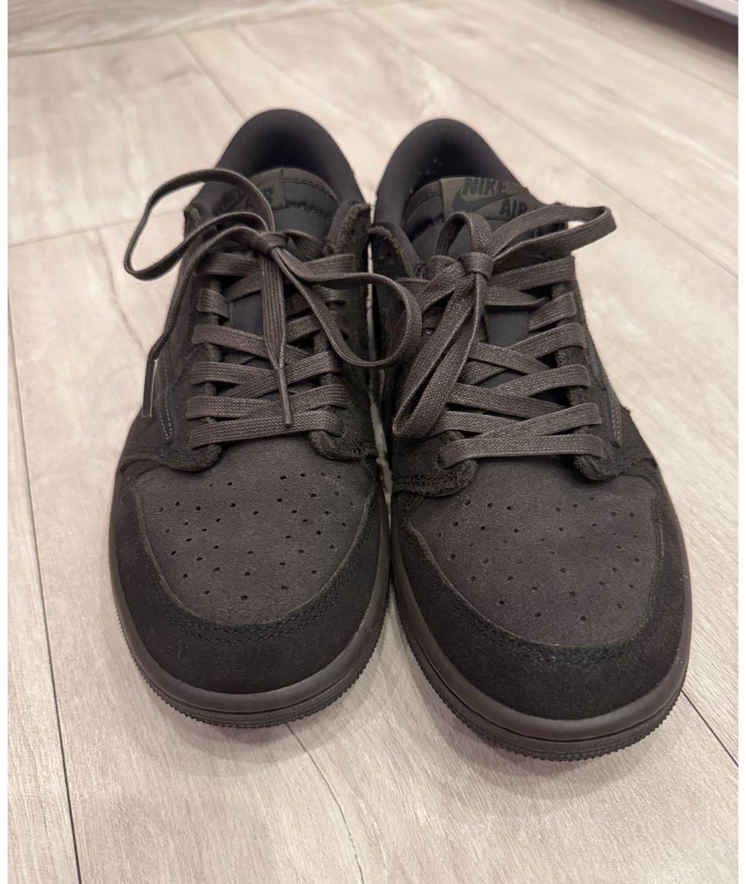 NIKE Коричневые замшевые кроссовки, фото 2