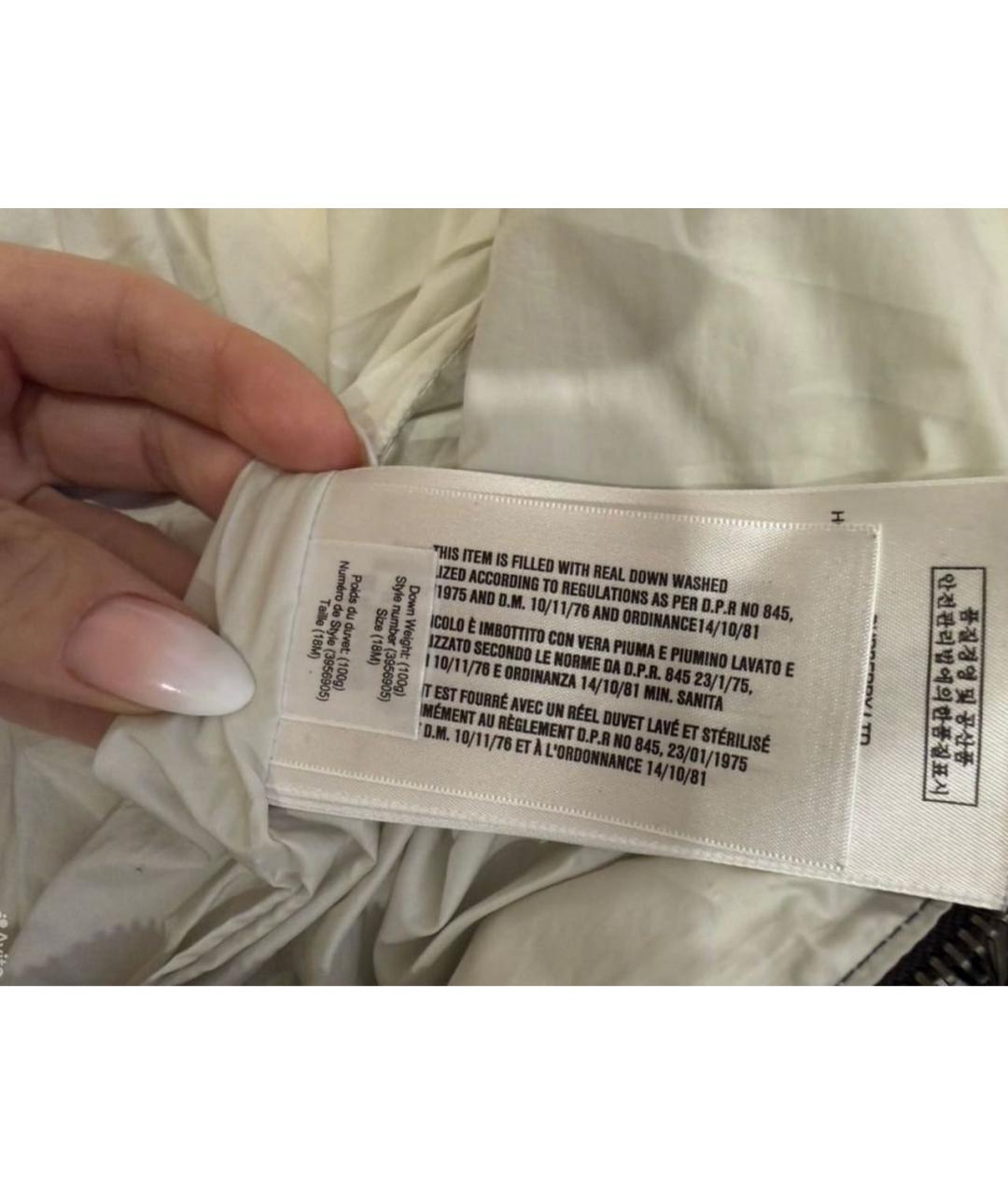 BURBERRY KIDS Синий полиэстеровый комбинезон, фото 6