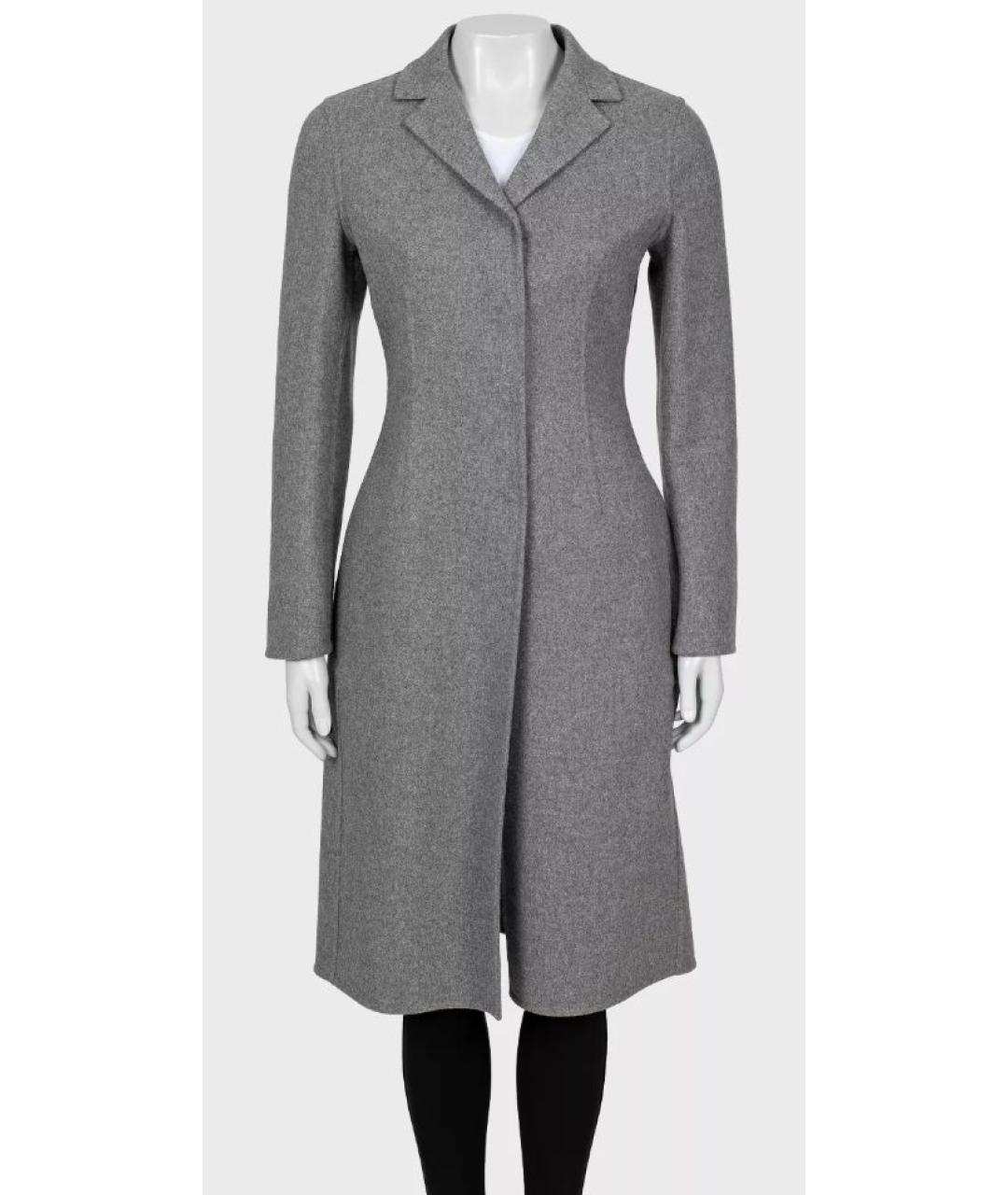 PRADA Серое шерстяное пальто, фото 5