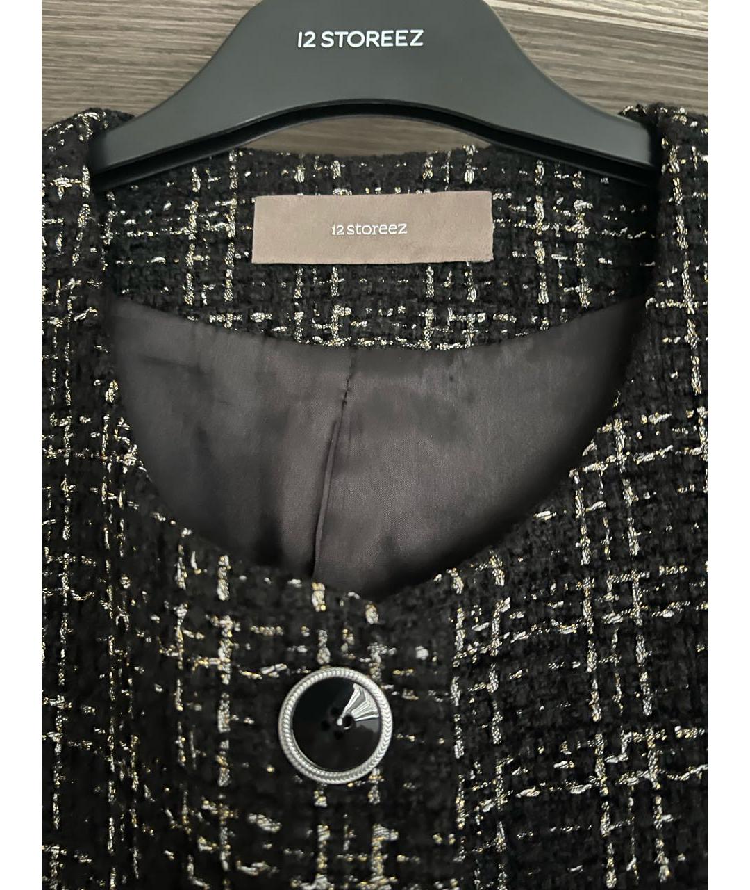 12 STOREEZ Черный жакет/пиджак, фото 3