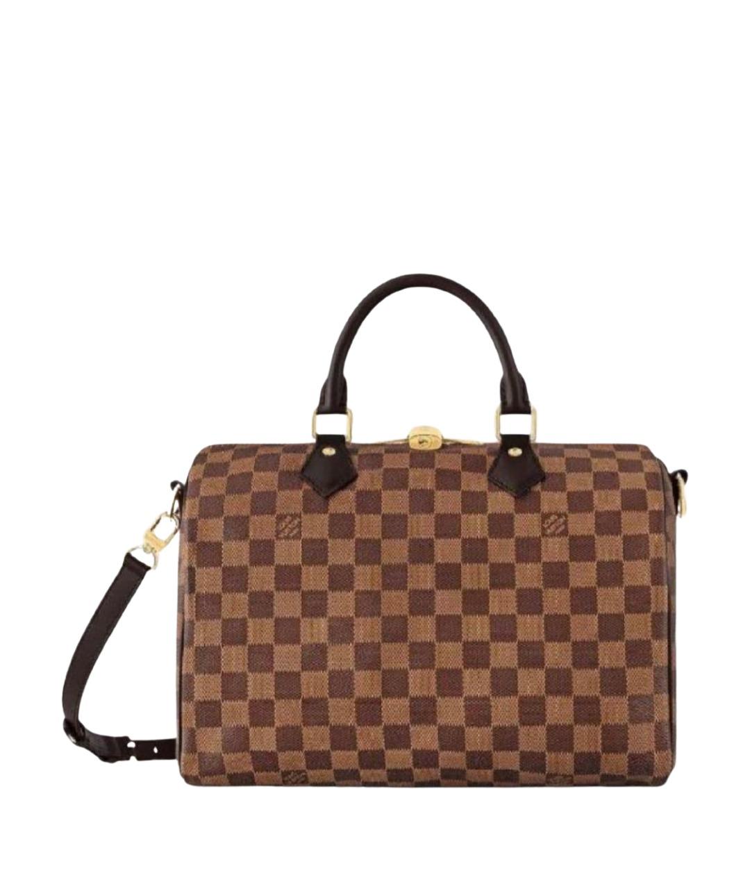 LOUIS VUITTON Коричневая сумка с короткими ручками, фото 1