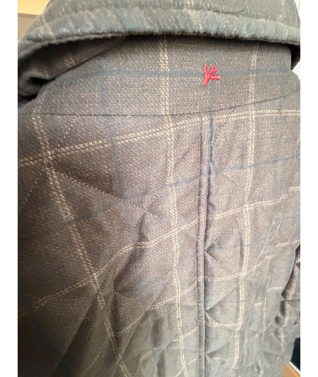 ISAIA Коричневая вискозная куртка, фото 6