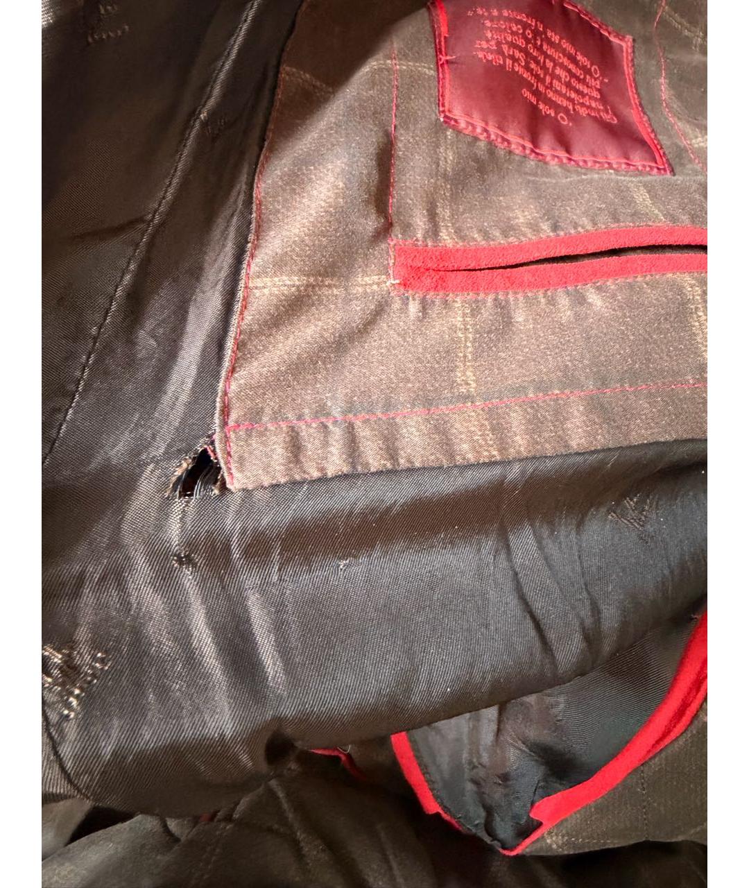 ISAIA Коричневая вискозная куртка, фото 8