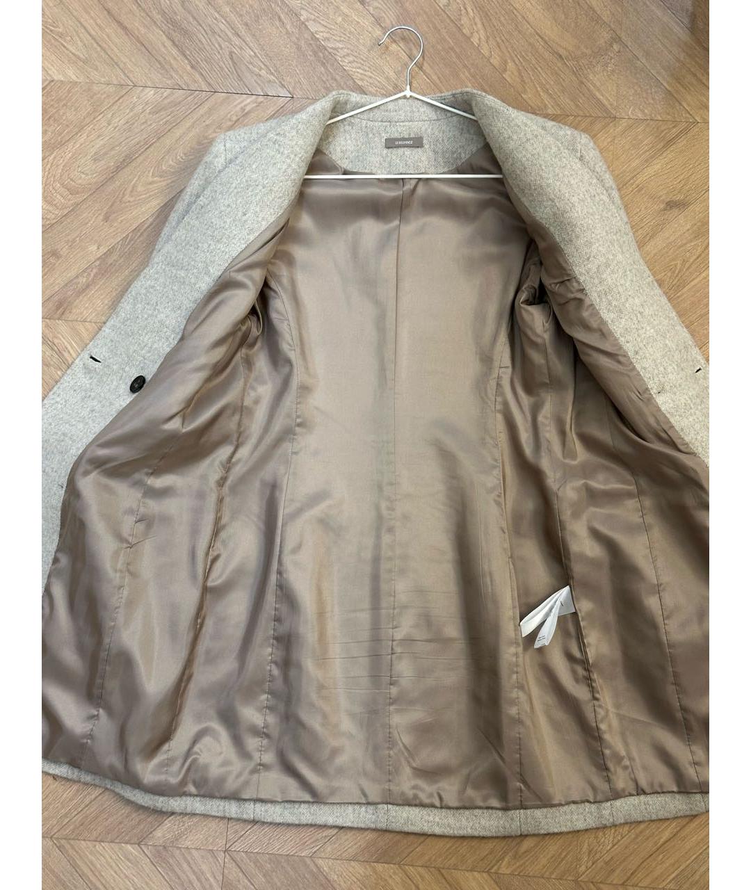 12 STOREEZ Бежевое вискозное повседневное платье, фото 3