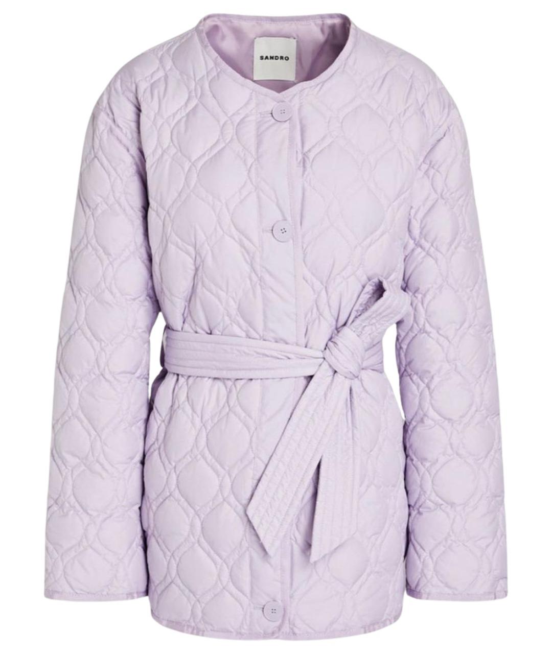 SANDRO Фиолетовая полиэстеровая куртка, фото 1