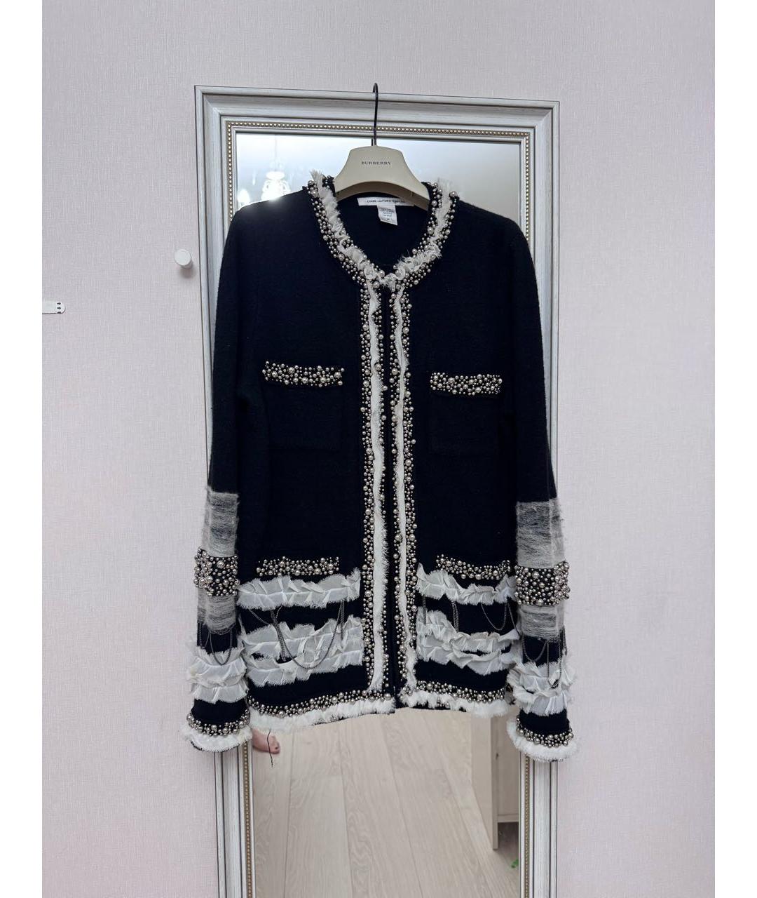 DIANE VON FURSTENBERG Черный шерстяной кардиган, фото 6