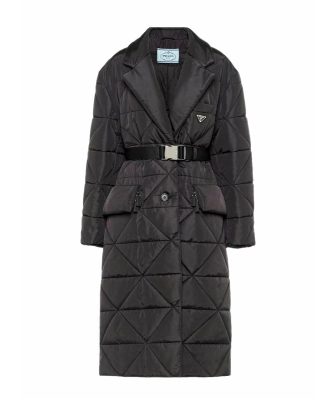 PRADA Черный пуховик, фото 1