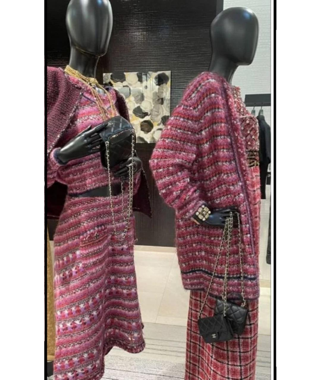 CHANEL Розовый шерстяной кардиган, фото 5