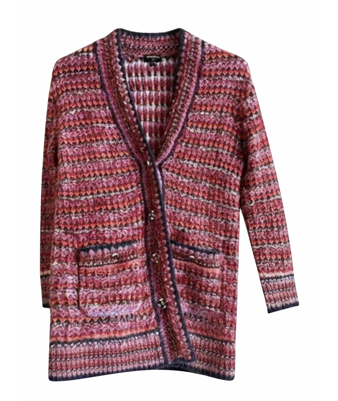 CHANEL Розовый шерстяной кардиган, фото 1