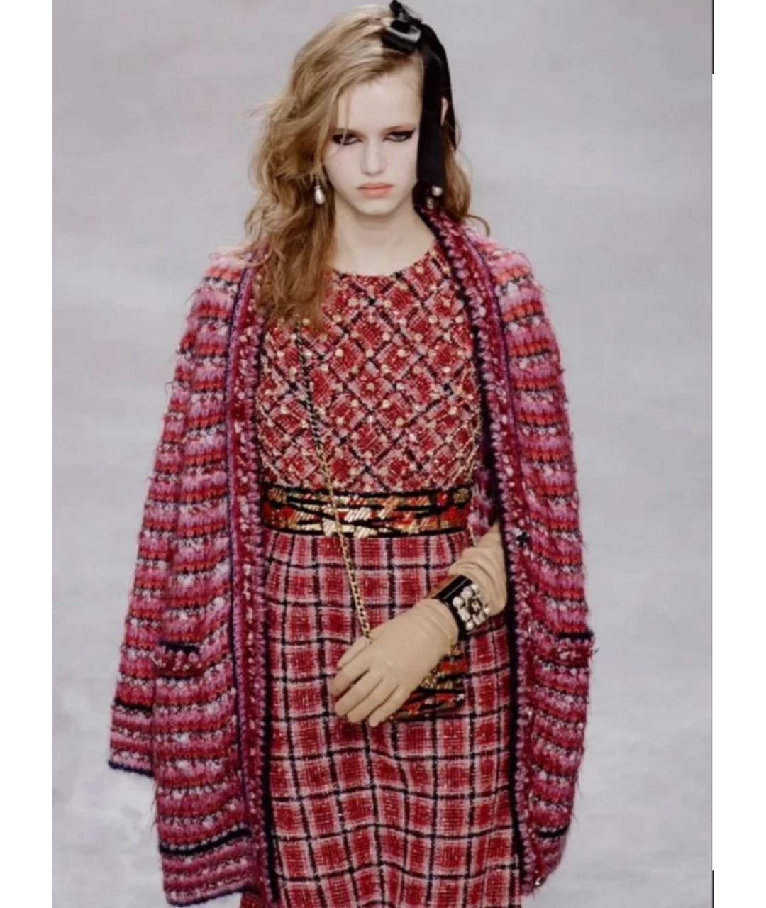 CHANEL Розовый шерстяной кардиган, фото 6