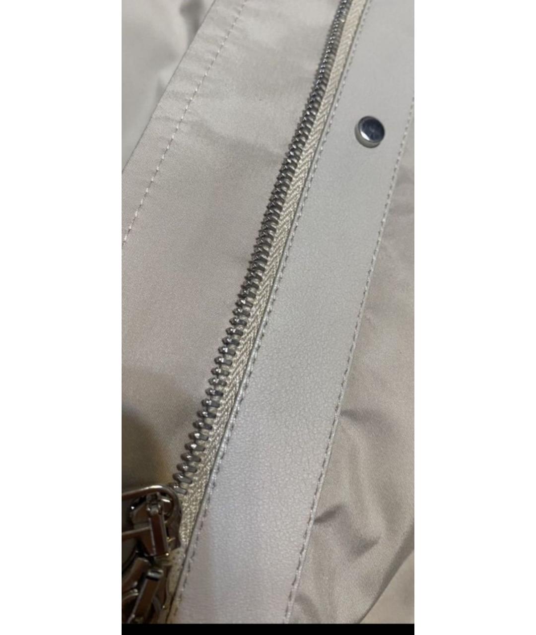 LORO PIANA Бежевая полиэстеровая куртка, фото 4