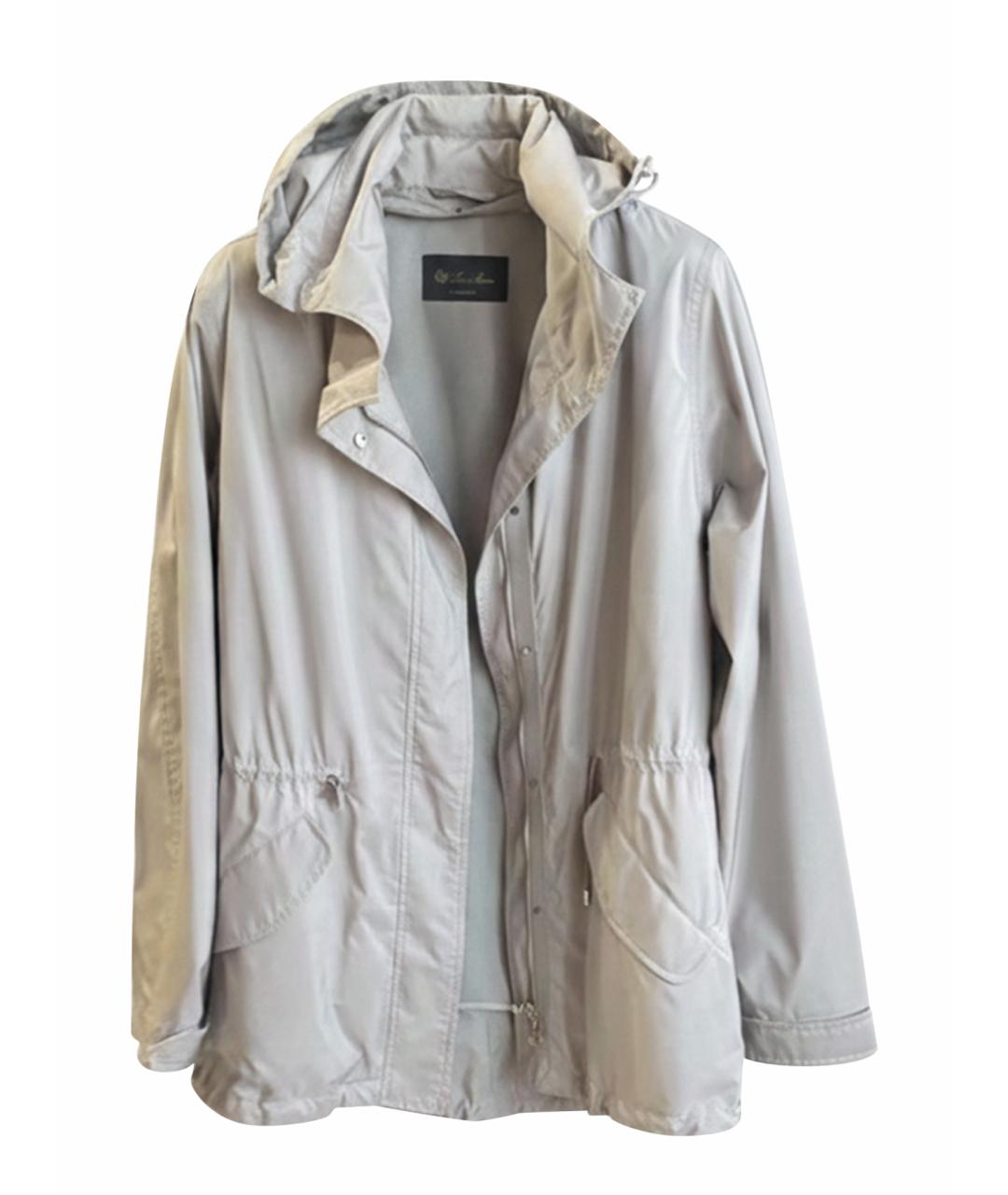 LORO PIANA Бежевая полиэстеровая куртка, фото 1